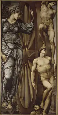 The Wheel of Fortune par Edward Burne-Jones, 1875-83