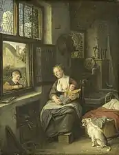 Mère et son enfant (1690)