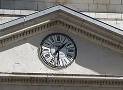 Cadran de l'horloge.