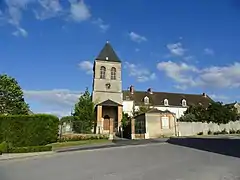L'église Saint-Hilaire.