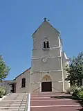 Photographie de l'église en 2012.