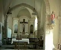 L'intérieur de l'église Saint-Martin.