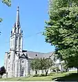 Église Saint-Louis-de-France bâtie entre 1921 et 1923 à East Angus.