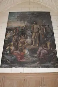 Le tableau du Christ.