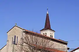 Le clocher après rénovation en 2011