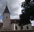 L'église vue de la rue.