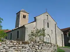 L'église Saint-Euvert de Fley.