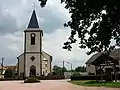 L'église Sainte-Madeleine.