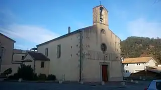 L'église de Labégude.