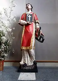 Statue de saint Laurent