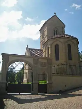 Église de Morlange, prieuré Saint-Nicolas.