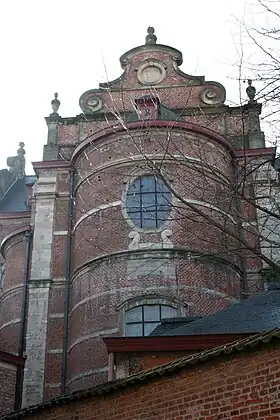 Vue sur l'église des Riches Claires à Bruxelles.