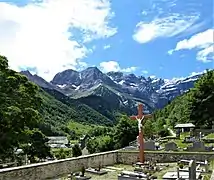 Cimetière et panorama