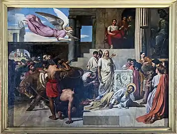 "Le martyre de Saint Saturnin"  Jean-Louis Bézard.