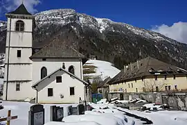 Église Notre-Dame-de-tous-les-Saints et l'abbaye.