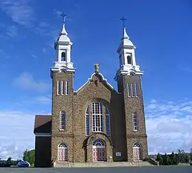 L'église Saint-Augustin de Paquetville.