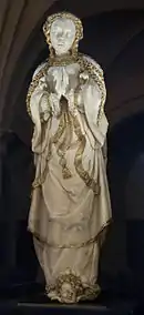 Vierge de l'Assomption, statue, XVIe, égl. St-Ayoul, Provins