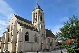 Le chevet et le bas-côté nord.