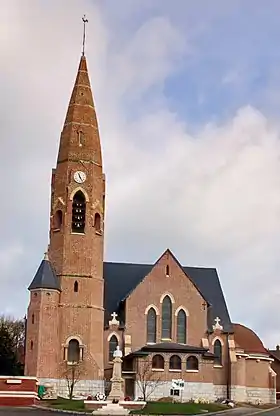 Image illustrative de l’article Église Saint-Honoré de Bouzincourt