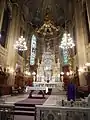 Chœur de l'église, tel qu'il se présentait avant la fermeture