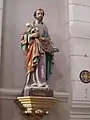 Statue de saint Joseph le patron des travailleurs.
