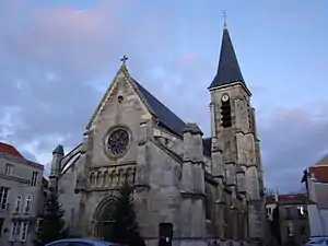 L'église Saint-Hermeland de Bagneux.