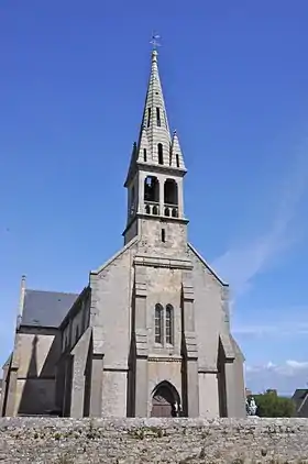 Vue de l'église Saint-Ronan de l'île de Molène