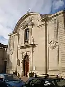 Église Sainte-Eulalie (1741-1748) où officient les prêtres de l'Institut du Christ-Roi Souverain Prêtre.