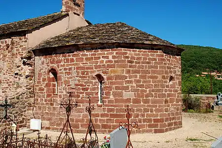 Le chevet vu du sud-est.