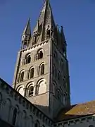 Le clocher de l'église.