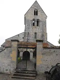 Vue de l'entrée.