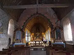 L'intérieur de l'église Saint-Martin.