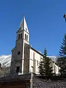 L'église Saint-Étienne (Saint-Étienne-en-Dévoluy).