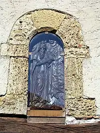 La statue de saint Antoine et d'un cochon