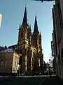 Vue de la façade depuis la rue Boucherie Saint-Georges