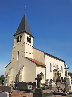 Église Saint-Sylvestre de Villers-la-Montagneossuaire, voûte, chœur, mur
