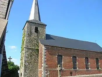 L'église Notre-Dame-à-la-Croix, à Croix-lez-Rouveroy