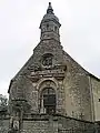 Église Notre-Dame-en-sa-Nativité d'Outremécourt construite avec les matériaux de La Mothe.