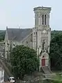 L'église vue de château