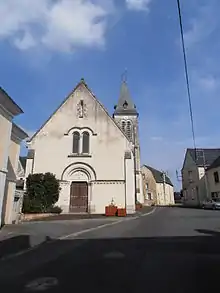 Façade de l'église.