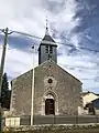 Vue de face de l'église de Ferrière