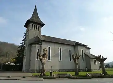 L'église Saint-Vincent-de-Xaintes.