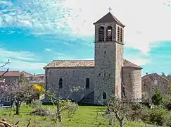 L'église de Lentillères.