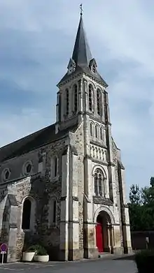 Photographie du clocher de l'église.