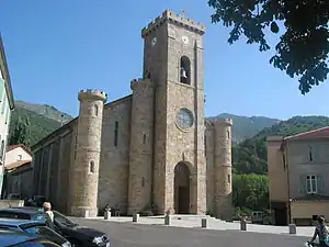 L’église de Montpezat-sous-Bauzon, à ne pas confondre avec Notre Dame de Prévenchère.