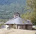 Le chevet de l'église de Sère.