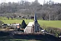 Vue panoramique de l'église.