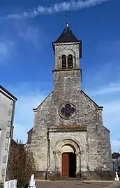 L'entrée de l'église, en 2011.