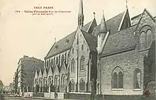 L'église des Flamands avant sa destruction