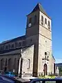 L'église de l'Assomption-de-la-Sainte-Vierge de Lacapelle-Marival du XVe siècle.